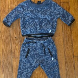 GAP Blue Camouflage Baby Outfit